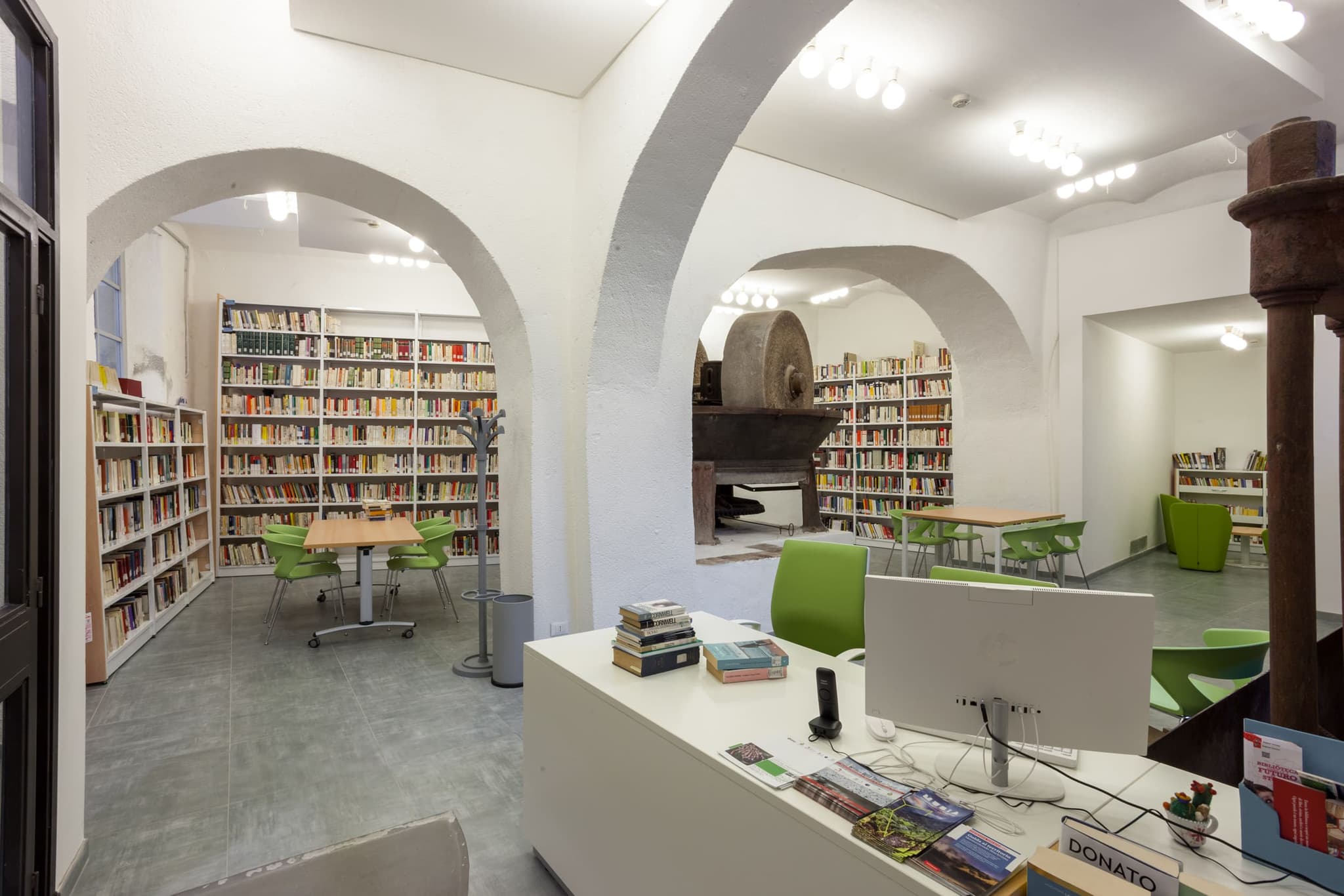 Biblioteca Comunale stanze di Renato Fucini e Rocca degli Alberti